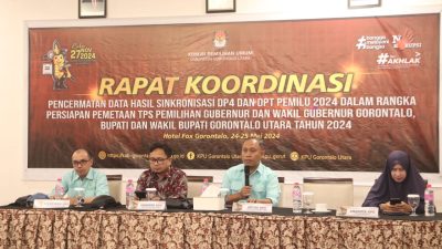 Jumlah TPS di Gorontalo Berkurang
