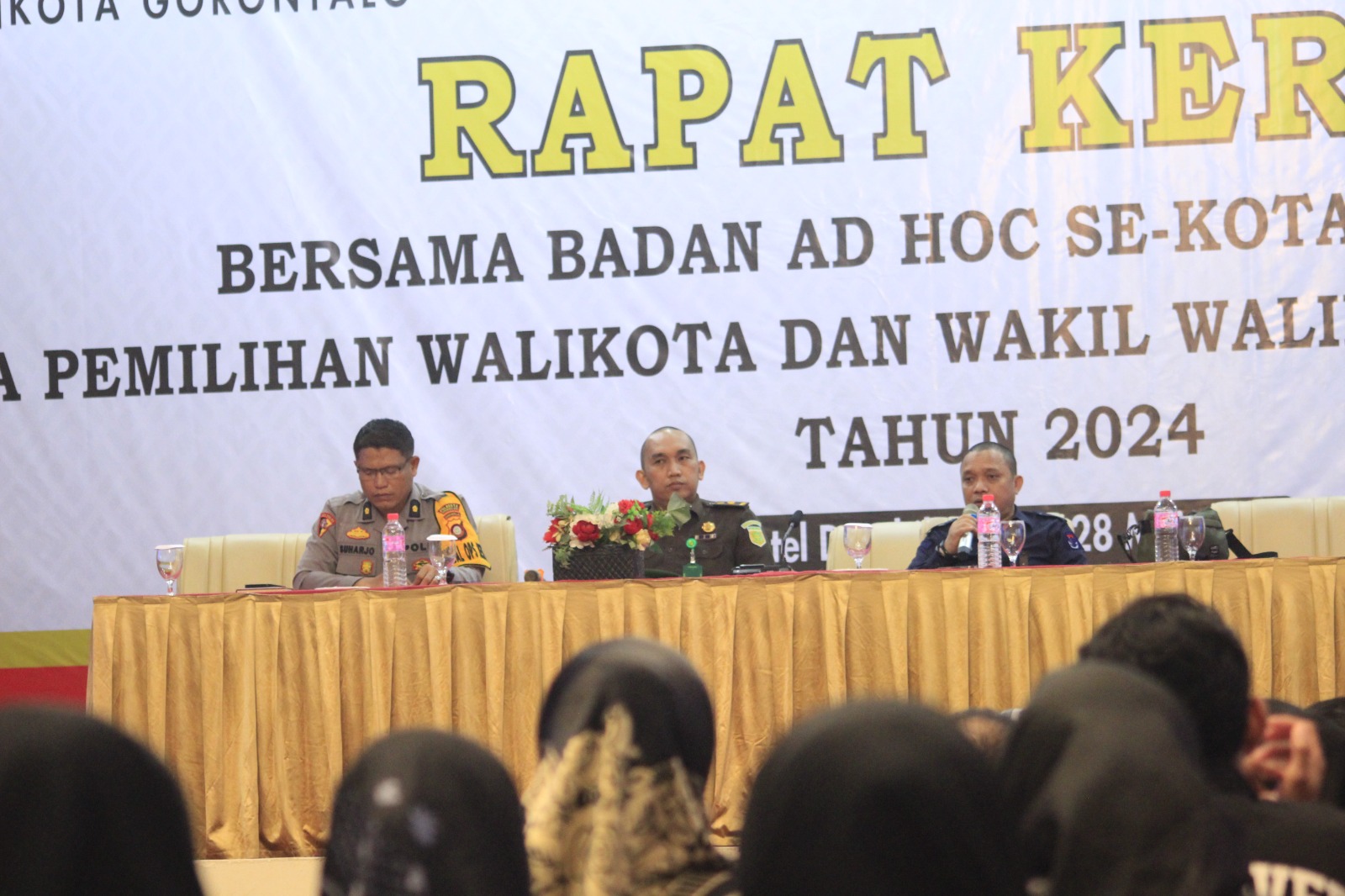 KPU Kota Gorontalo Raker Bersama Badan Adhoc