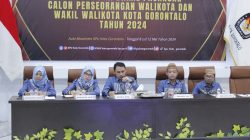 KPU Kota Gorontalo Terima Penyerahan Dokumen Calon Perseorangan