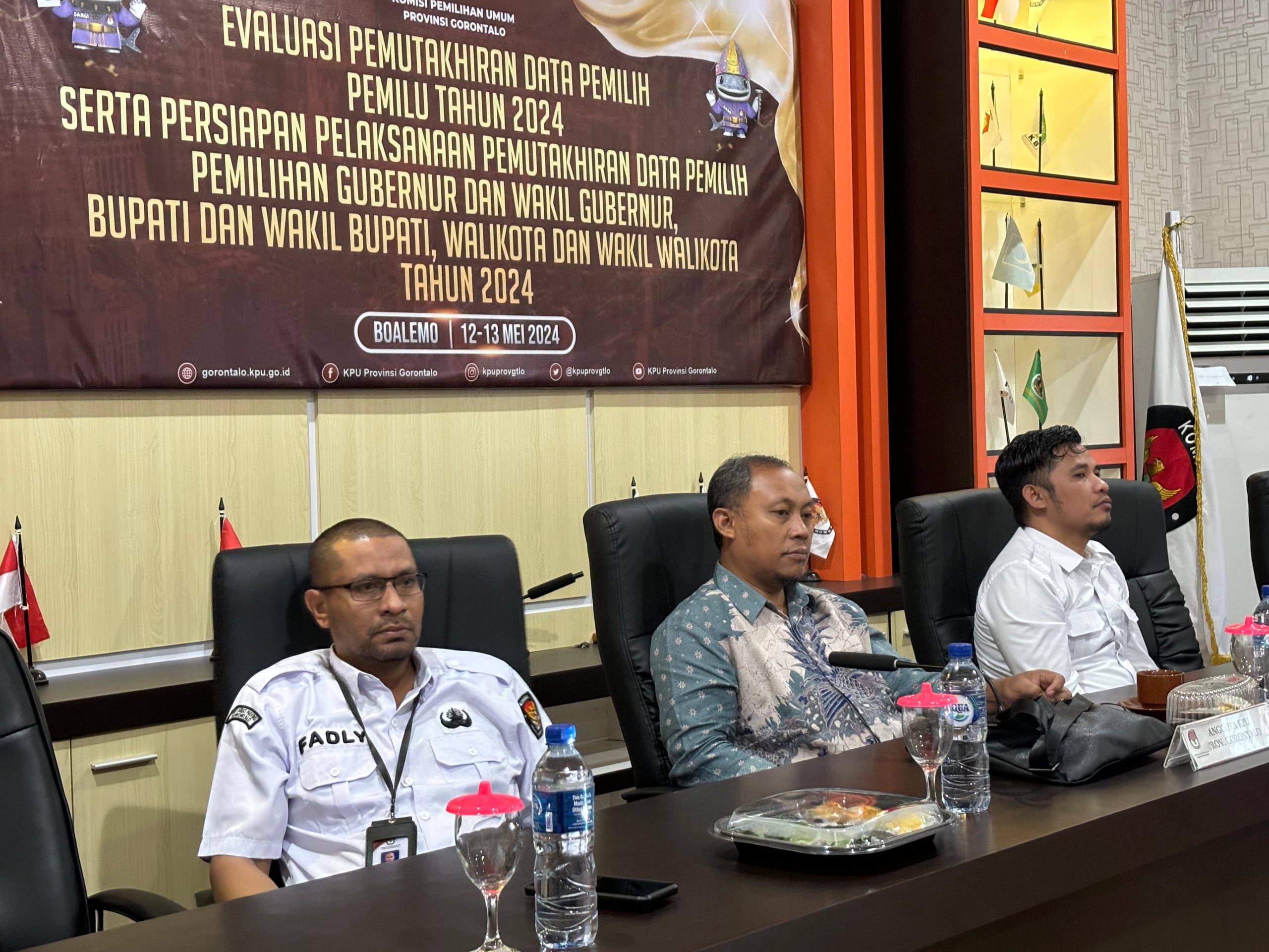 KPU Provinsi Gorontalo Evaluasi Pemutakhiran Data Pemilih