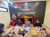 Polda Gorontalo Gelar Press Conference Terkait Kepemilikan Sabu Oknum Camat Kabupaten Pohuwato