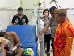 Kapolresta Gorontalo Kota Kunjungi Korban Tragedi Atap Truck Sat Lantas Yang Lepas