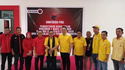 Marten Taha Daftar Bakal Calon Gubernur di PDIP Gorontalo