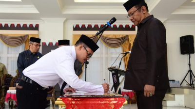 Plh Gubernur Gorontalo Lantik PPPK Dalam Jabatan Fungsional Guru