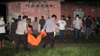 Polresta Gorontalo Kota Olah TKP Penemuan Mayat Di Kelurahan Tomulabutao