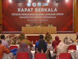 Rektor Eduart Sebutkan Tingkat Kepercayaan Kelembagaan Pada Universitas Negeri Gorontalo Meningkat