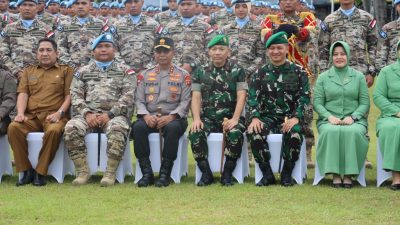 Upacara Purna Tugas Satgas BGC TNI KONGA XXXIX-EMONUSCO