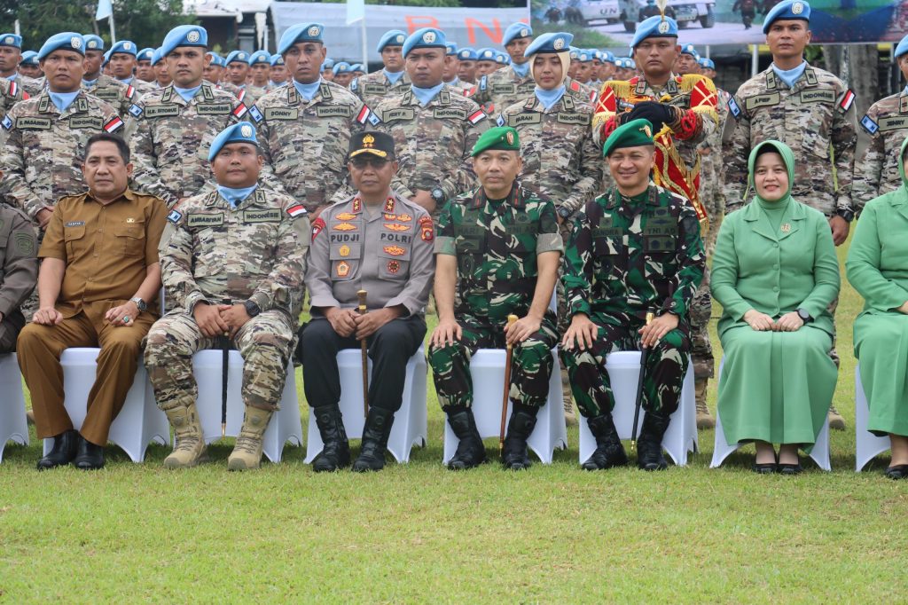 Upacara Purna Tugas Satgas BGC TNI KONGA XXXIX-EMONUSCO