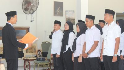 Panwaslu Lantik PKD Sekecamatan Kaidipang