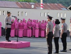 36 Personel Polresta Gorontalo Kota Naik Pangkat