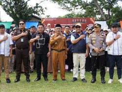 Pj Wali Kota Gorontalo Ismail Madjid Hadiri Apel Gerakan Coklit Serentak Pilkada Serentak Tahun 2024