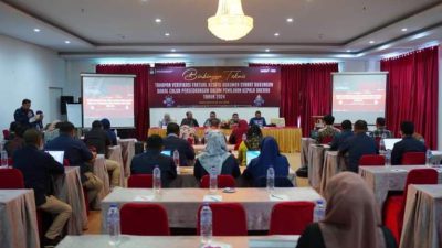 KPU Provinsi Gorontalo Gelar Bimtek Perseorangan Hindari Kesalahan Verfak