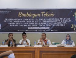 KPU Boalemo Bekali PPK, PPS dan Pantarlih Dalam Mutakhirkan Data Pemilih