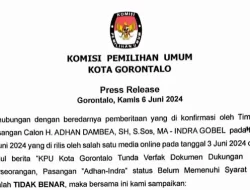 KPU Kota Gorontalo Bantah Paslon Independen Belum Memenuhi Syarat