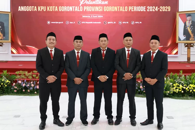 Lima Komisioner Baru KPU Kota Gorontalo