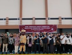 KPU Bone Bolango Mulai Lakukan Pelantikan Pantarlih dan Apel Gerakan Coklit Serentak Tahun 2024