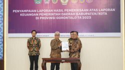 Pemerintah Kota Gorontalo Raih WTP Ke-10 Berturut-Turut