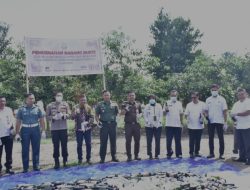 Nawir Tondako Hadiri Pemusnahan Barang Bukti Inkrah di Kejari Kabupaten Gorontalo