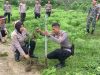 Peringati Hari Bhayangkara Ke-78, Polresta Gorontalo Kota Gelar Penanaman Pohon Serentak