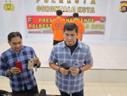 Polresta Gorontalo Kota Gelar Press Release Pengungkapan Tersangka Kasus Pencurian