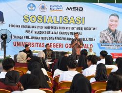 Universitas Negeri Gorontalo Gelar Sosialisasi Program Magang dan Studi Independen Bersertifikat