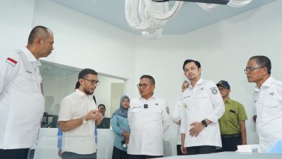 Berakhir Masa Jabatan, Marten Taha dan Ryan Kono Tinjau Proyek Pembangunan Yang Rampung Dikerjakan di Kota Gorontalo