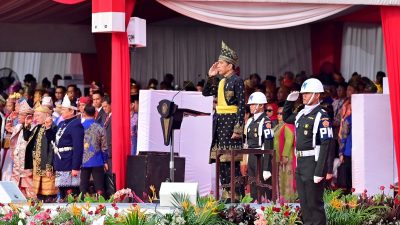 Presiden dan Para Menteri Tampilkan Kebinekaan Budaya Indonesia Saat Upacara Hari Lahir Pancasila 2024