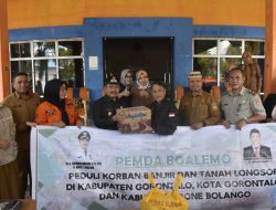 Pemkab Boalemo Salurkan Bantuan Natura dan Makanan Siap Saji untuk Korban Banjir di Kabupaten Gorontalo