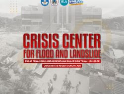Darurat Bencana Banjir dan Longsor, Universitas Negeri Gorontalo Bentuk Crisis Center