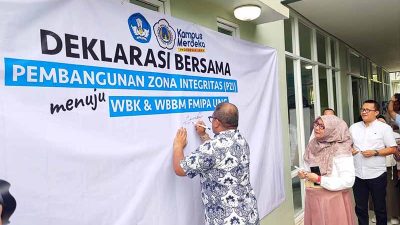 FMIPA UNG Deklarasikan Pembangunan Zona Integritas