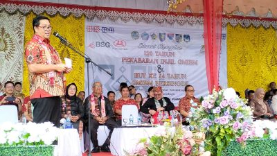 Asripan Dampingi Wagub Sulut Hadiri Perayaan 120 Tahun Pekabaran Injil GMIBM dan HUT ke-74 GMIBM Bersinode