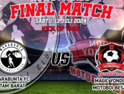 Sabtu Pekan Ini, Marabunta FC vs Magic Yondog Bertarung pada Final Wali Kota Kotamobagu Cup