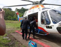 Bantu Evakuasi Korban Longsor, Kapolda Gorontalo datangkan Helikopter milik Polri