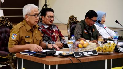 Penjagub Gorontalo Paparkan Langkah Pemerintah Dalam Penanganan Bencana Alam