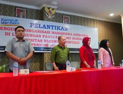 Ormawa FIS UNG Dilantik, Diharapkan Tingkatkan Koordinasi dan Sinergi