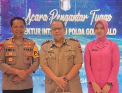 Kapolda Gorontalo Lepas Pejabat Lama dan Sambut Pejabat Baru Dir Intelkam