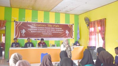 KPU Kabgor Terus Sosialisasikan Tahapan Pilkada di Wilayah Pesisir