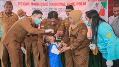 Hadiri PIN Polio, Wabup Suharsi : Ini Sangat Penting Untuk Anak-Anak