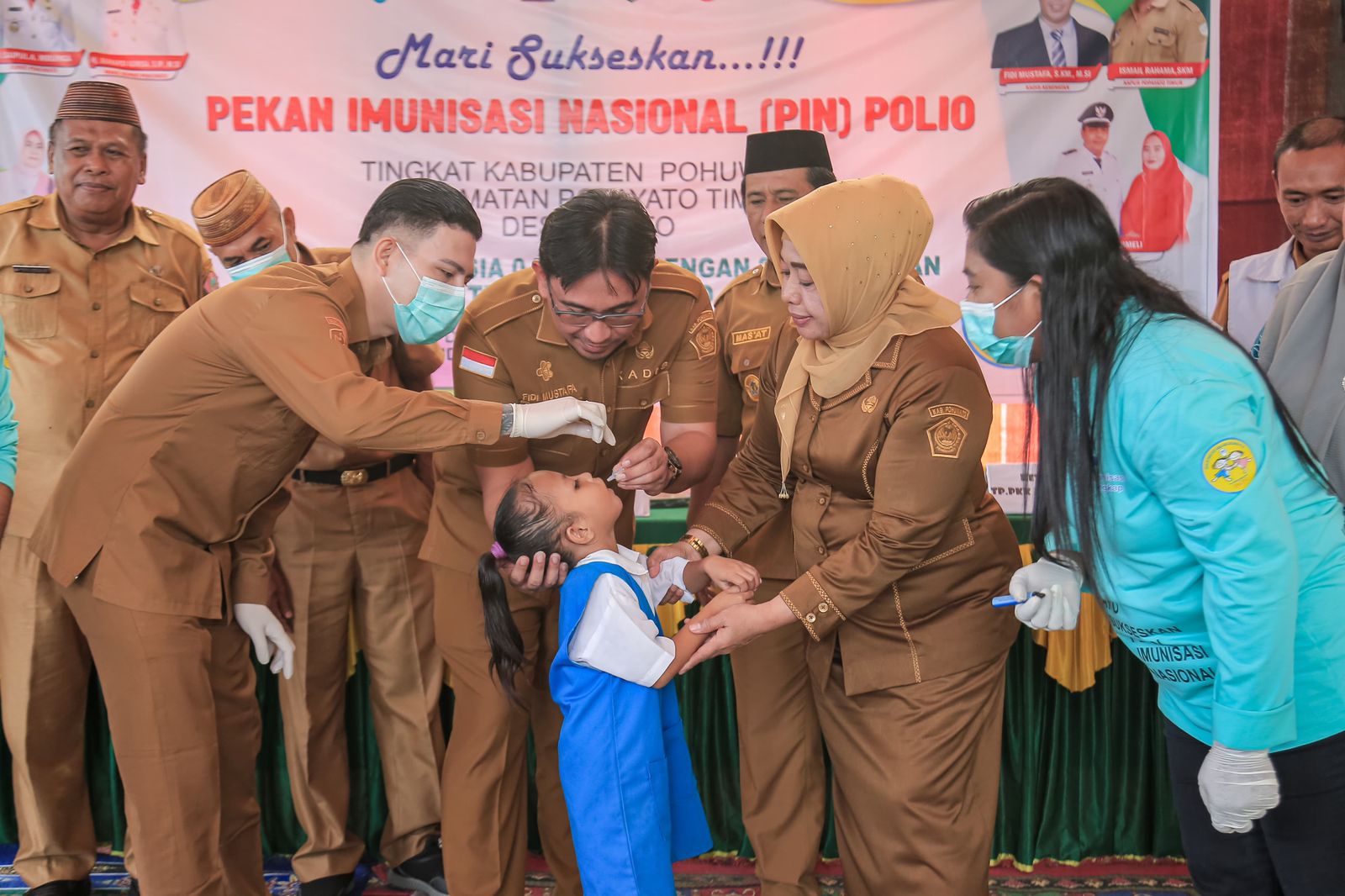 Wabup Suharsi Hadiri PIN Polio