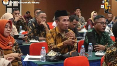 55 Anggota PPK Gorut Ikuti Bimtek Jelang Pilkada 2024