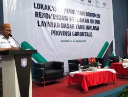 Bappeda Gorontalo Gelar Lokakarya Kebijakan Publik Inklusif