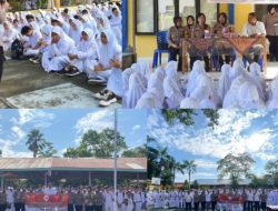 Polwan Gorontalo Kota Edukasi Siswa dalam Rangka Hari Jadi ke-76