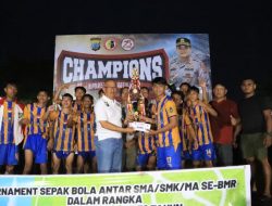 Asripan Nani Resmi Tutup Turnamen Sepak Bola Kapolres Cup 2024