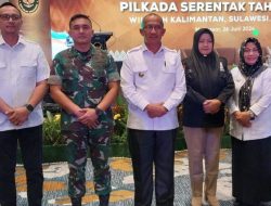 Pj Wali Kota Kotamobagu Hadiri Rakor Pilkada Serentak 2024 di Makassar