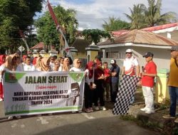 Jalan Sehat Meriahkan Hari Koperasi Nasional di Kabupaten Gorontalo