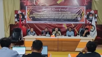 KPU Bone Bolango Evaluasi Coklit Data Pemilih