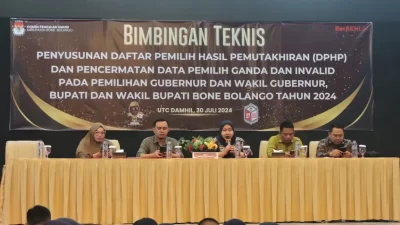 KPU Bone Bolango Tekankan Akurasi Data Pemilih Jelang Pilkada