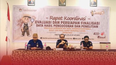 KPU Gorontalo Utara Evaluasi Data Pemilih Jelang Pilkada