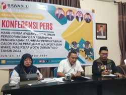 Bawaslu Kota Gorontalo Sampaikan Catatan Hasil Pengawasan Pada Tahapan Pemilihan Calon Wali Kota dan Wakil Wali Kota Tahun 2024