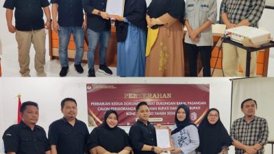 Pasangan AMIN dan IRIS Serahkan Dokumen Perbaikan